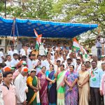 ನೆಲಮಂಗಲ ನಗರಕ್ಕೆ ಒಳಚರಂಡಿಮತ್ತು ಕಾವೇರಿ ನೀರು ಘೋಷಣೆ: ಕಾಂಗ್ರೇಸ್ ಕಾರ್ಯಕರ್ತರ ಸಂಭ್ರಮಾಚರಣೆ