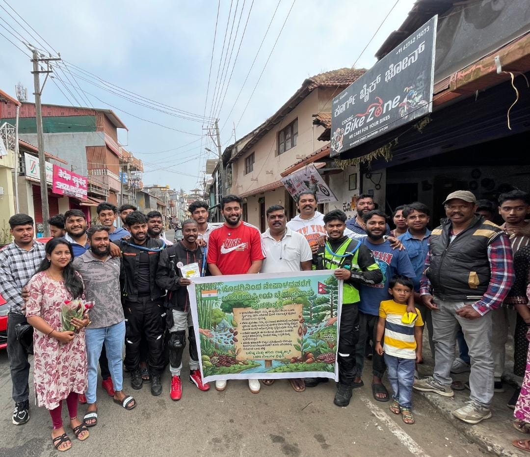 ಕೂರ್ಗ್ ಬೈಕ್ ಜೋನ್ ಗೆಳೆಯರ ಬಳಗದಿಂದ ಅಂತರಾಷ್ಟ್ರೀಯ ಬೈಕ್ ಪ್ರವಾಸ