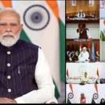 ಪ್ರಧಾನ ಮಂತ್ರಿ ನೇತೃತ್ವದಲ್ಲಿ ನಡೆಸಿದ ವಿಡಿಯೊ ಸಂವಾದದಲ್ಲಿ :-ಆಹಾರ ಸಚಿವ ಕೆಹೆಚ್. ಮುನಿಯಪ್ಪ ಭಾಗಿ