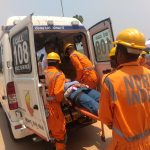 ವಿಮಾನಾಪಘಾತ , ಮೂವರ ದುರ್ಮರಣ, ಗಾಯಾಳುಗಳ ರೋಧನ: ಅಣಕು ಪ್ರದರ್ಶನ