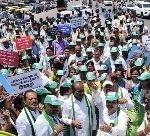 ಮಹಿಳಾ ಮೀಸಲಾತಿ ವಿಧೇಯಕಕ್ಕೆ ಸೋಲು: ಇಂಡಿಯಾ ಒಕ್ಕೂಟದ ವಿರುದ್ಧ ಜೆಡಿಎಸ್ ಪ್ರತಿಭಟನೆ