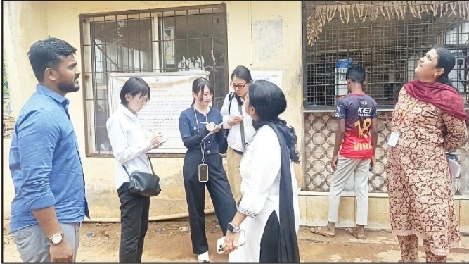 ವಿಜಯಪುರ ಪಟ್ಟಣಕ್ಕೆ ಜಪಾನ್ ಅಧಿಕಾರಿಗಳ ತಂಡ ಭೇಟಿ