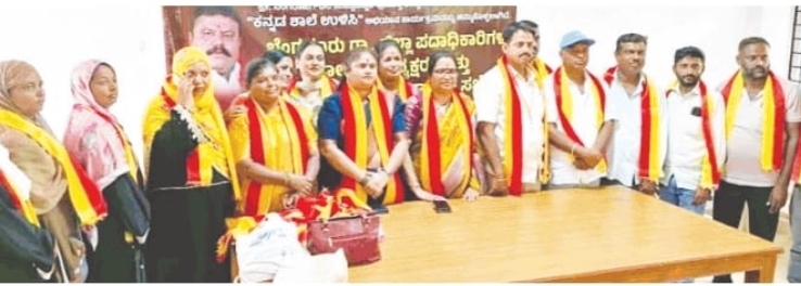 ಕನ್ನಡ ಶಾಲೆ ಉಳಿವಿಗಾಗಿ ಕರವೇ ಸ್ವಾಭಿಮಾನಿ ಸೇನೆ ಅಭಿಯಾನ: ರಾಜ್ಯ ಉಪಾಧ್ಯಕ್ಷೆ ಅನುರಾಧ