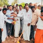 ಅಲ್ಲಯ್ಯನಪುರ ಗ್ರಾಮದಿಂದ ಕಾಟೂರು ಗ್ರಾಮದವರೆಗೆ  ಮೂರುವರೆ ಕೋಟಿ ರೂವೆಚ್ಚದ ರಸ್ತೆ ಅಭಿವೃದ್ಧಿ ಕಾಮಗಾರಿಗೆ ಶಾಸಕ ದರ್ಶನ್ ಧ್ರುವನಾರಾಯಣ್ ಭೂಮಿ ಪೂಜೆ