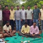 ಬಸವಾಪಟ್ಟಣ ಬಳಿ ಜೂಜಾಟ 7ಮಂದಿ ಬಂಧನ,2 ಲಕ್ಷ ರೂ.ಗಳ ಜಪ್ತಿ