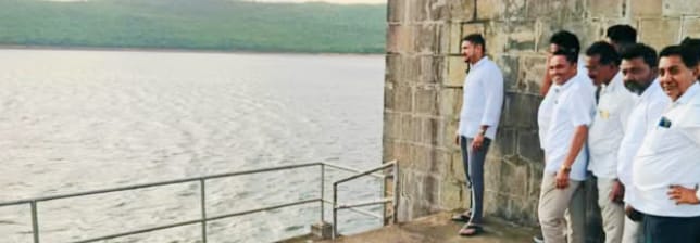 ಕೈಕೊಟ್ಟ ಮುಂಗಾರು ನುಗು ಜಲಾಶಯಕ್ಕೆ ಶಾಸಕ ದರ್ಶನ್ ಧ್ರುವನಾರಾಯಣ್ ಭೇಟಿ ನೀಡಿ ಪರಿಶೀಲನೆ