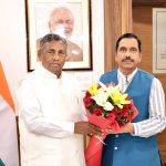 ರಾಜ್ಯಕ್ಕೆ ಬರಬೇಕಿದ್ದ ಕನಿಷ್ಠ ಬೆಂಬಲ ಬೆಲೆ ಯೋಜನೆಯ (MSP) ಅನುದಾನ ಬಿಡುಗಡೆಗೆ ಕೇಂದ್ರ ಸಚಿವ ಪ್ರಹ್ಲಾದ ಜೋಶಿ ರವರಿಗೆ ಬೇಟಿ ಮಾಡಿದ : ಆಹಾರ ಸಚಿವ ಕೆ.ಹೆಚ್. ಮುನಿಯಪ್ಪ
