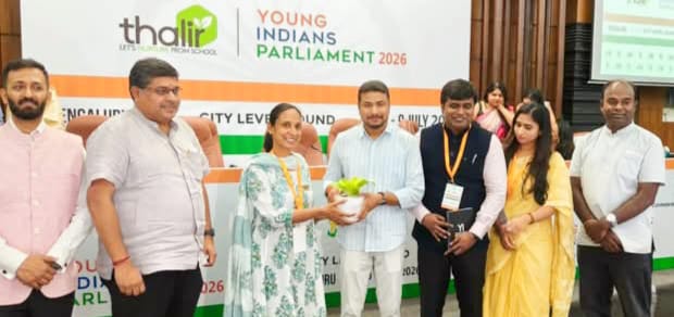 ಪ್ರಜಾಪ್ರಭುತ್ವದ ಮೌಲ್ಯಗಳು ಹಾಗೂ ಸಾರ್ವಜನಿಕ ಜೀವನದಲ್ಲಿ ಯುವಜನರ ಜವಾಬ್ದಾರಿಗಳು ಕುರಿತು ಸಂವಾದ ನಡೆಸಿದ ದರ್ಶನ್ ಧ್ರುವನಾರಾಯಣ್