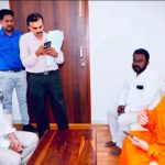 ಸಚಿವ ಡಾ ಯತೀಂದ್ರ ಸಿದ್ದರಾಮಯ್ಯ ಅವರನ್ನು ಭೇಟಿಯಾದ ಭಗೀರಥ ಪೀಠದ ಶ್ರೀಗಳು