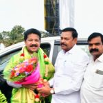 ಮೈಸೂರಿಗೆ ಆಗಮಿಸಿದ ಸಚಿವ ಟಿ. ರಘುಮೂರ್ತಿ ರವರಿಗೆ ಕಾಂಗ್ರೆಸ್ ಮುಖಂಡರಿಂರ ಅದ್ದೂರಿ ಸ್ವಾಗತ 