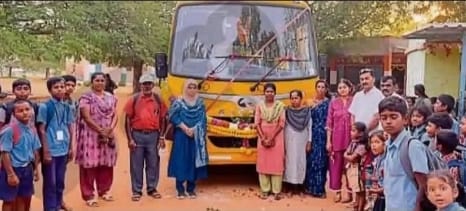 ಗೌಡನಹಳ್ಳಿ ಸರ್ಕಾರಿ ಹಿರಿಯ ಪ್ರಾಥಮಿಕ ಶಾಲೆಗೆ 26 ಲಕ್ಷ ರೂ.ಗಳ ಮೌಲ್ಯದ 2 ಹೊಸ ಬಸ್‌